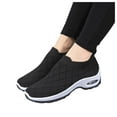 thumbnail image 6 of Mostsola Sneakers for Women Knitted Slip on Sock Shoes Casual Loafers Arch Support Walking Shoes, 6 of 9