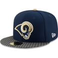 thumbnail image 1 of Gorra de Béisbol Oficial New Era LA Rams Sideline para Hombre Azul 7 1/4, 1 of 4