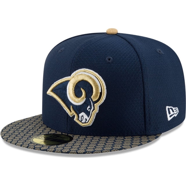 Gorra de Béisbol Oficial New Era LA Rams Sideline para Hombre Azul 7 1/4