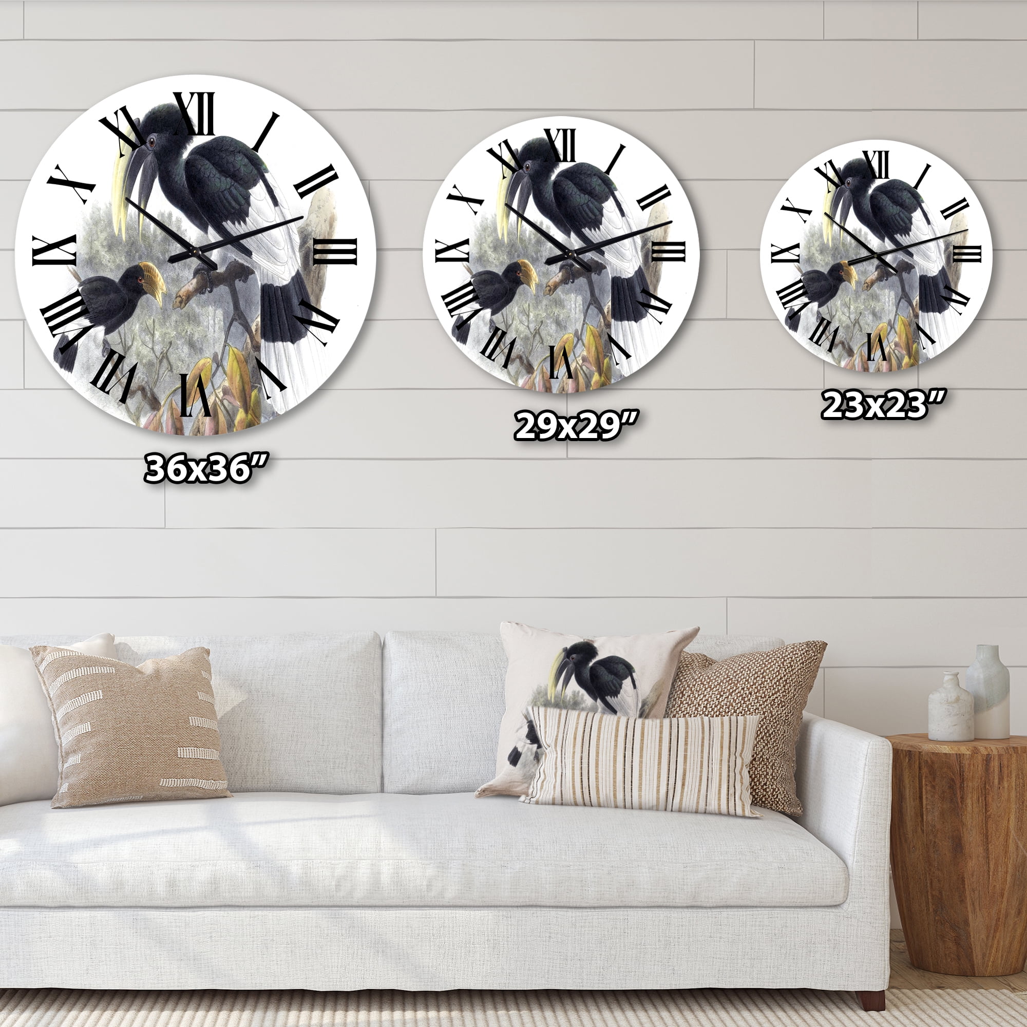 Designart 1 in Traditional Wall Clock