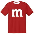 thumbnail image 4 of FNFYFH Men's Big and Tall Graphic Tees Short Sleeve Funny Letter M Print Shirt Casual Regular Fit Crewneck T-Shirt, 4 of 4