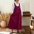 thumbnail image 4 of ClodeEU Women's Sleeveless Jumper Dress with Pockets,Casual Loose Tank Dress Wine,Womens Plus S, 4 of 7