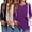 Dark Purple-Light Khaki-Black, variant on MOSHU 3 Pack T Shirts for Women Crew Neck Long Sleeve Womens shirts Casual Loose Fit Fall Tops
