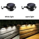 thumbnail image 5 of Wosthever Luz solar redonda de la cubierta de la prenda impermeable de la luz solar del canal del LED para la cerca de la casa del patio al aire libre Iluminación y accesorios Luz calida Wosthever HA025056-02, 5 of 6