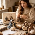 thumbnail image 5 of Christmas DIY Nativity Scene Sets for Crafts, Sewing Kit Quilted Fabric Christmas Decorations Indoor, Christmas Gifts, 5 of 6