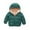 Green, variant on Toddler Kids Baby Boys Girls Hooded Winter Coat Thick Warm Jacket Soft Cozy Cold Weather Outerwear Clothing