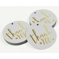 thumbnail image 3 of Inkdotpot Thank You Bridal Shower-Baby Shower-Retirement-Wedding-Birthday Bottle Tag Real Gold Foil Favor Hang Tags Pack Of 100, 3 of 7