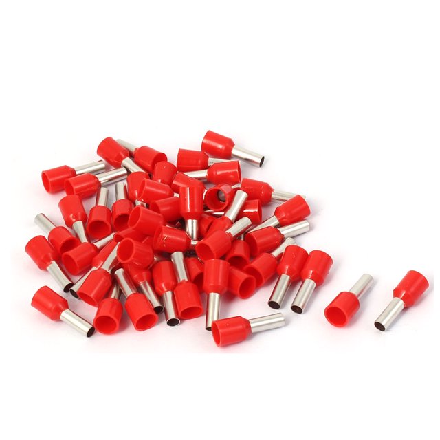 Terminales aislados de crimpado para cables eléctricos tipo tubo E4009 50pcs