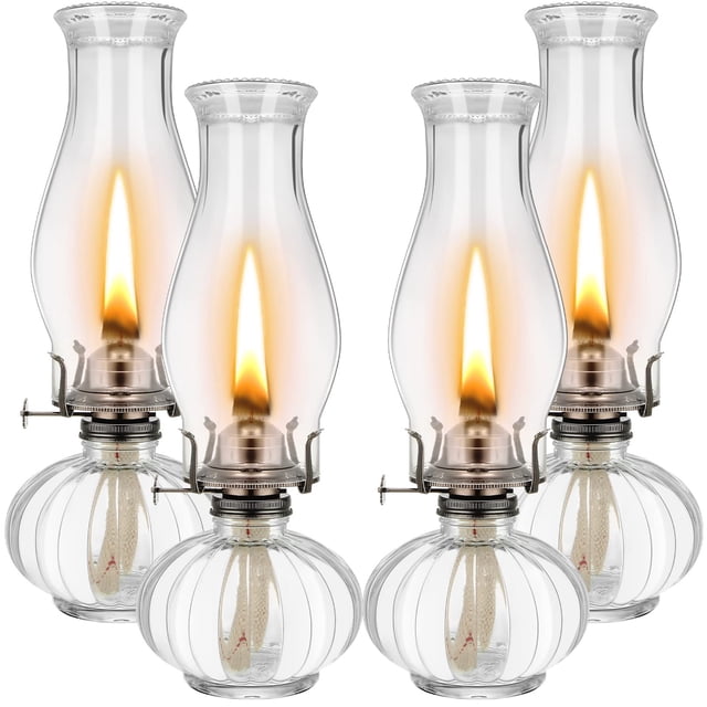 Lámparas de queroseno Geelin Vintage Decorative Hurricane x4