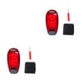 thumbnail image 1 of relayinert Waterproof LED Warning Light Portable Warning Light Multifunctional Night Cycling Lamp ABS Bike Taillight Red 2Set, 1 of 6