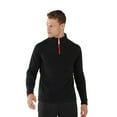 thumbnail image 2 of Finden & Hales Mens Microfleece Zip Neck Fleece Top, 2 of 3