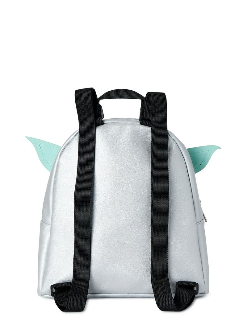 baby yoda mini backpack walmart Star Wars Grogu Baby Yoda Women’s Mini Backpack Grey Silver