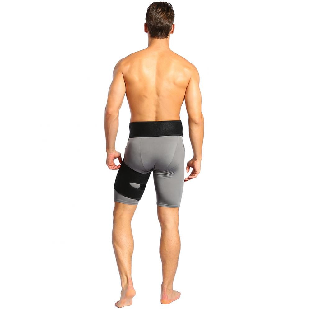 WALFRONT Groin Support Adjustable Neoprene Thigh Compression Wrap,Groin