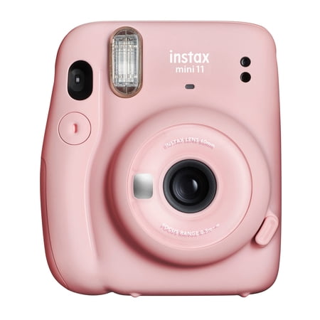 FUJIFILM 16654774 instax mini 11 (Blush Pink) & 16437396 instax mini Film Twin Pack