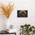 thumbnail image 6 of 8x12 inch Frameless Canvas Painting Moonlit Pumpkin Head,Bathroom,Cafes,Man Cave,Lounge Picture Wall Decor,Enchanting Pumpkin Head Decorative Painting,Funny Holiday Decor Poster,For Cafe,Bar, 6 of 6