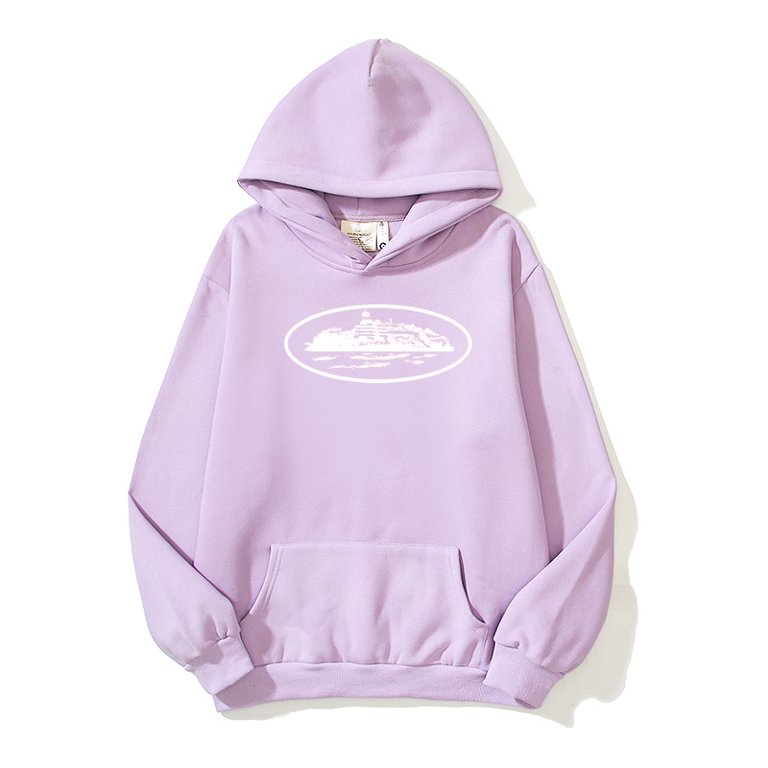 Corteiz Men's Oversized Graphic Hooded Sweatshirt Figure