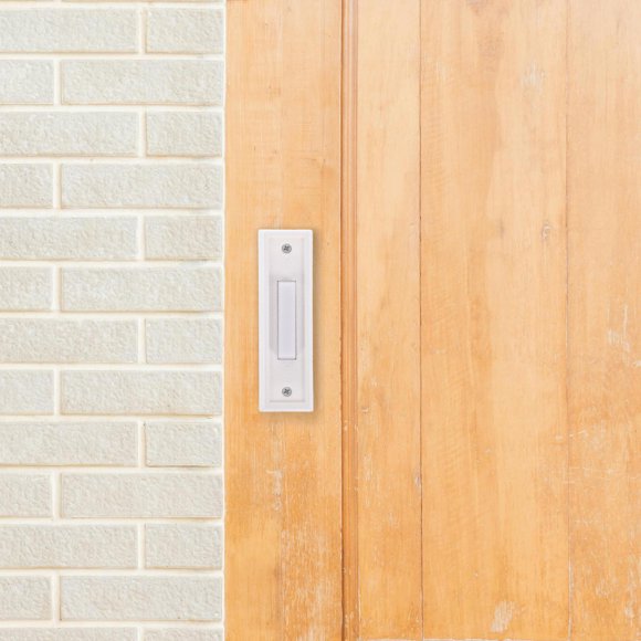 Luxshiny Botón Reemplazable Para Timbre De Puerta Estilo Europeo Beige Con Resistente Y Elegante