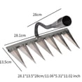 thumbnail image 4 of Rastrillo de mano Strade Fareast Limited herramienta de deshierbe de metal 281x135x28cm, 4 of 8