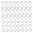 thumbnail image 1 of 50 ganchos en forma S para colgar, secar y tocino, ganchos colgantes, estante almacenamiento para bolsas baño industriales, cocina, 1 of 9