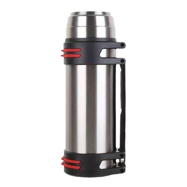 Estbridge Vacuum Flask for Hot Drinks Clearance 304 Stainless Steel Kettle with Coffee Lid and Handle 2.0 Liter Large Capacity Portable Kettle Suitable for Outdoor Travel Keeps Hot Drinks