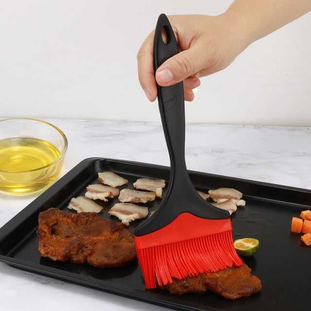 Barbecue Brush Pancake Brush Multifunctional Practical Silicone Oil Brush Wide Face Oil Brush Brush Removable Baking Brush Mini Measuring Spoons for Cheese Making Digital Kitchen Scale Spatula Meat