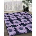 thumbnail image 3 of Ahgly Company Machine Washable Indoor Square Transitional Blue Area Rugs, 8' Square, 3 of 7