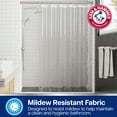 thumbnail image 5 of Arm & Hammer™ Waterproof PEVA Shower Liner, Light Weight, 70x72, Clear, 5 of 6