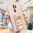 thumbnail image 3 of Note8pro Plating Rabbit Holder Lanyard Case On For Xiaomi Redmi Note 8 Pro 8pro 9 9s 7 8t Redmi9 Silicone Stand Cover Note8 2021, 3 of 5