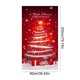 thumbnail image 3 of Cortina Navideña para Puerta, Decoración para Fiestas Navideñas, Cubrepuertas para Árbol de Navidad - Tela de Nailon - 200 X 90 Cm - Color B - 1 Unidad, 3 of 6