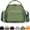 green, variant on Nylon Crossbody Bag for Women Lightweight Large Capacity Shoulder Handbag with Top Handle Anti-Theft Multi-Pocket Zipper Purse for Travel Daily Commute