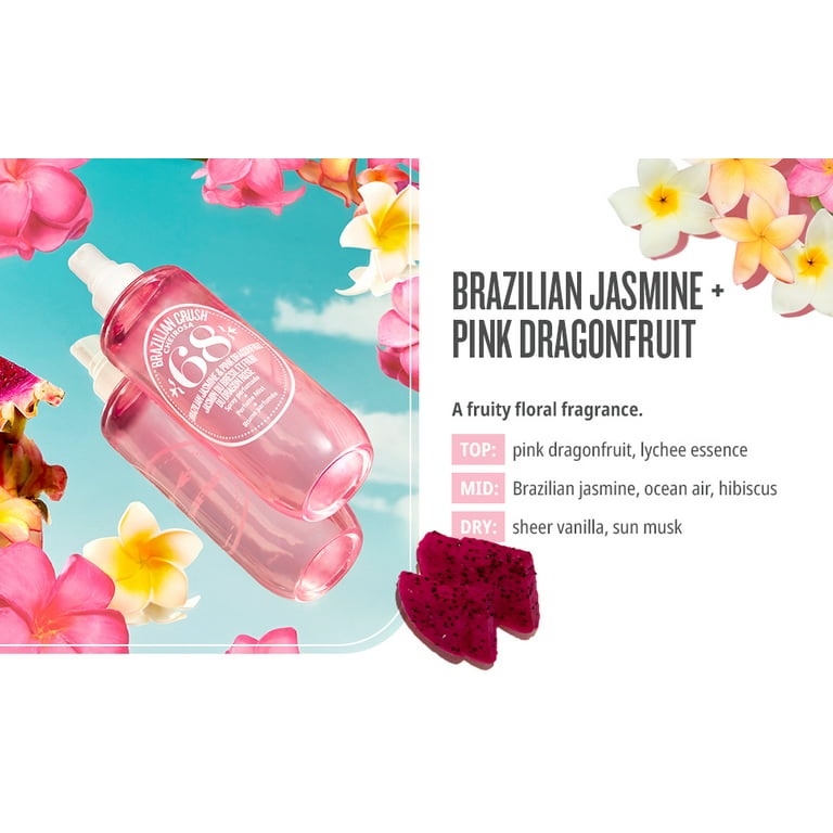 SOL de Janeiro, Bruma Perfumada Brazilian Crush Cheirosa 68 Beija Flor,  para Cuerpo y Cabello, 90ml, 1 item : : Belleza