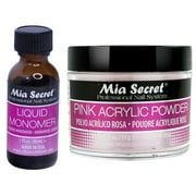 Mia Secret Liquid Monomer 1 oz and Pink Powder 2 oz