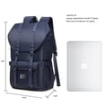 thumbnail image 2 of KAUKKO School Travel mochila para universidad flexible con portátil para 15",22L(Nylon/Azul) KAUKKO  EP5-3-black, 2 of 5