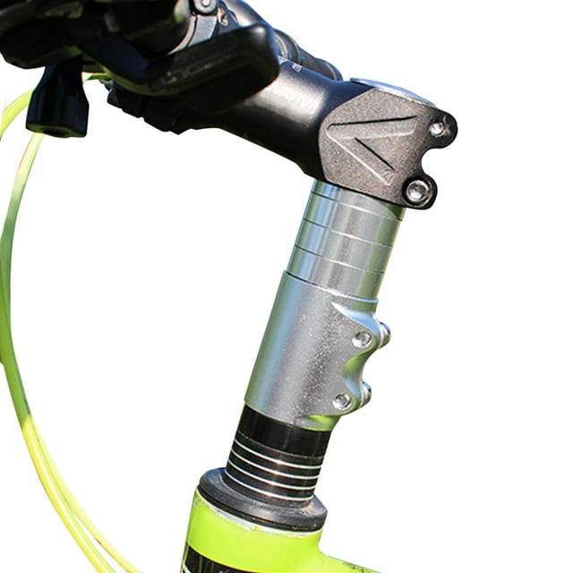 Bike Stem Riser Aluminum Alloy Bike Fork Stem Riser Extender Extension Cycling Bike Stem Head Up Raiser Handlebar Riser Adaptor Bike Neck Extender