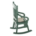 thumbnail image 4 of kusrkot 1/12 Wood Rocking Chair Model Dollhouse Miniature Accessories for Kids and Girls, 4 of 7