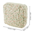 thumbnail image 2 of Unique Bargains 1 Pc Lady Portable Square Lipstick Bag for Vacation Beige Pink Polyester, 2 of 6