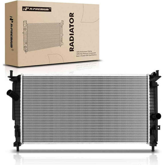 A-Premium Engine Coolant Radiator Assembly Compatible with Mazda 3 2010 2011 2012 2013, 2.0L 2.3L 2.5L, Manual Transmission