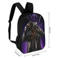 thumbnail image 2 of The Undertaker Backpack, 17 Inch Laptop Backpack, Water-Resistant BookBag, Adjustable Shoulder Straps, Durable 600D Polyester, 2 of 9