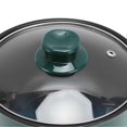 thumbnail image 4 of Electric Cooking Pot 1.5L 600W Stainless Steel Anti Scald Handle Clear Lid Electric Cooker for Home Dormitory Party EU Plug 220V, 4 of 4
