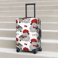 thumbnail image 2 of Lsque Rabbit And Hedgehog Printed Luggage Cover, Travel Luggage Protector,Scratch and Dirt Resistant, Fits 18-32 Inch Luggage - X-Large, 2 of 9