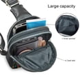 thumbnail image 5 of FOR U DESIGNS Cat Sling Bag for Women PU Leather Fanny Pack for Women Teens Cute Crossbody Bag for Travel Shopping Flower Chest Bags with Adjustable Strap Zipper Closure, 5 of 7