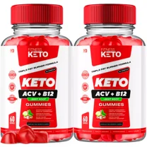 Fitness Keto ACV Gummies Supports Weight Management & Metabolism (2 Pack)
