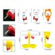 thumbnail image 2 of Chicken Waterer Cups 10pcs Automatic Chicken Water Cups for Poultry Float Style Gravity Chicken Watering System, Water Feeder, 2 of 4
