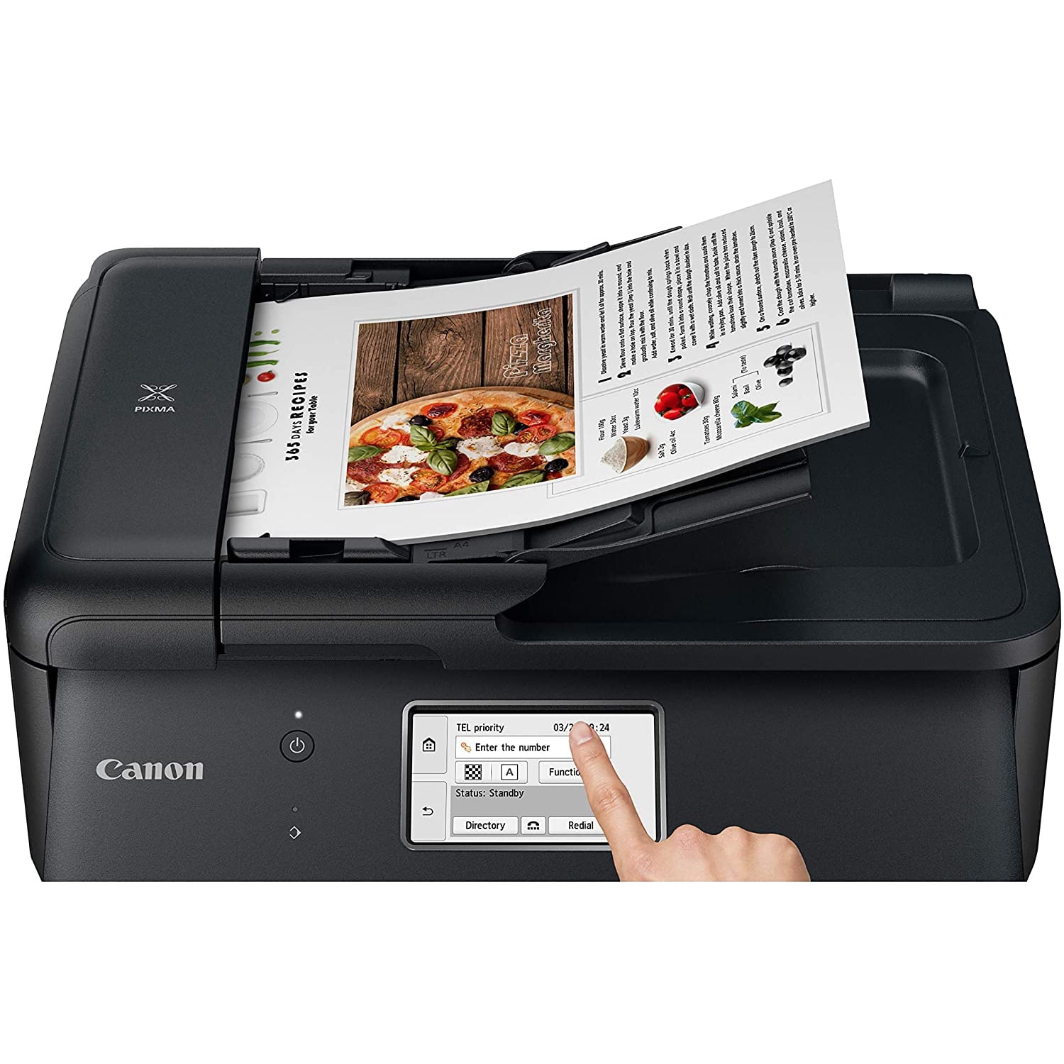 Canon Pixma TR8620a Wireless All-In-One Printer For Home Office w/ Copy, Scanner, Fax, Mobile Print Photo Printing Bundle with DGE USB Cable + Small Business Software Kit | Official Canon Partner