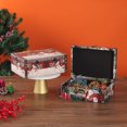 thumbnail image 5 of Caja de madera navideña, decoración de ambiente navideño, caja de regalo de dulces, caja de regalo de embalaje de dulces de árbol de Navidad festivo, 5 of 5
