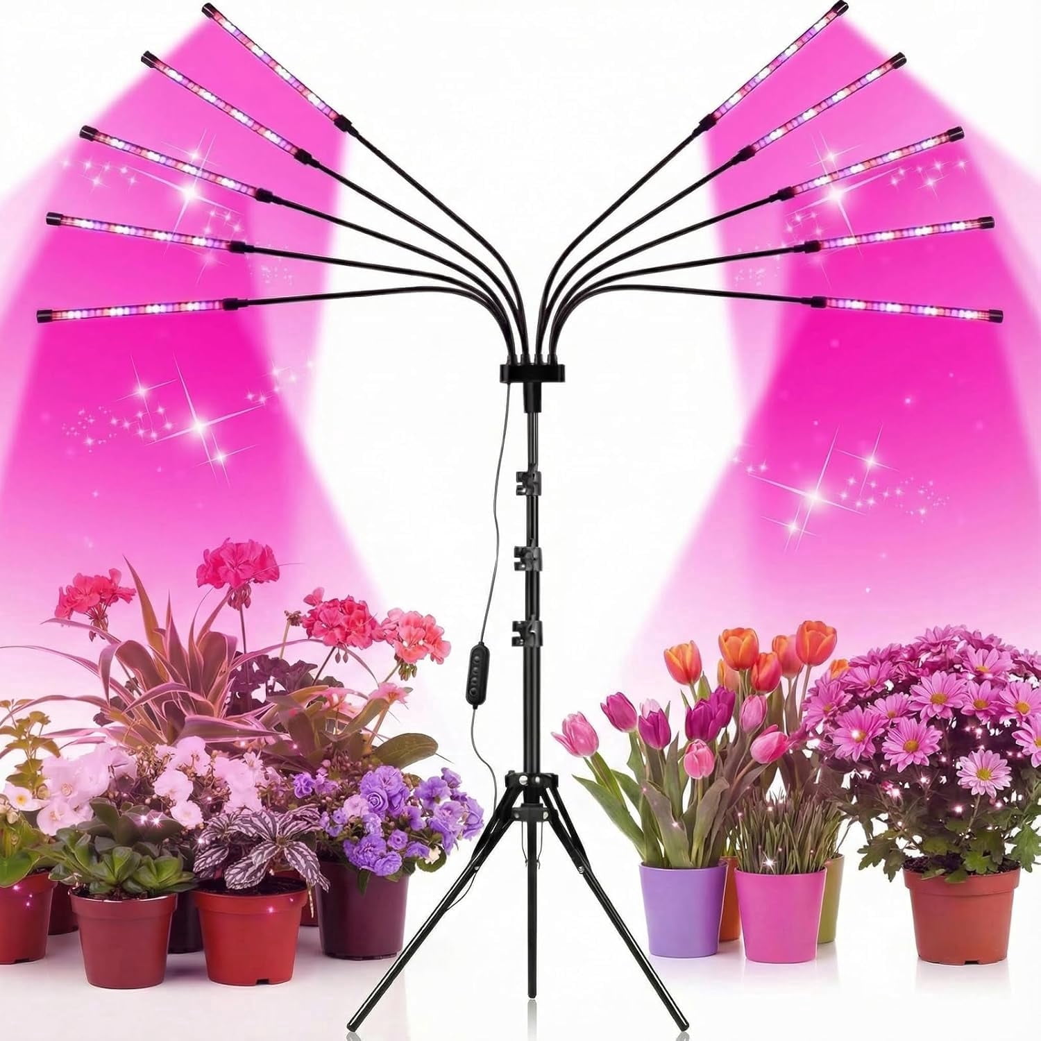 BN-LINK, Grow Light for Indoor Plants, Full Spectrum, Adjustable