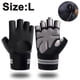 thumbnail image 1 of Guantes de entrenamiento de gimnasio para levantamiento de pesas con soporte para muñeca para hombres y mujeres, protección total de la palma para levantamiento de pesas, entrenamiento, fitness,, 1 of 8