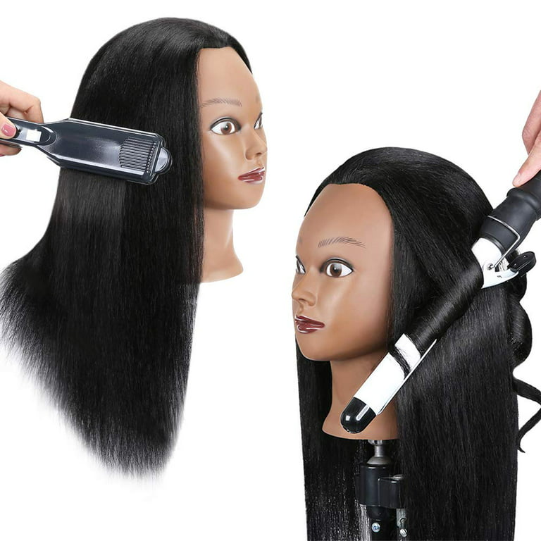 Mannequin Head With Hair 18 Inch Hair Doll Cosmetology Mannequin