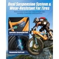 thumbnail image 5 of PUCKIPUPPY 26" Electric Bikes for Adults 28 mph Max Speed 1350W Peak up to 80Miles Range Fat Tire Full Suspension Ebikes 48V 20AH Battery 8 Speed off Road E-Mountain Bikes, Comply with UL2849 By SGS, 5 of 11