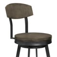 thumbnail image 3 of Conway 26" Barstool in Mineral Finish and Grey Walnut Seat, 3 of 5